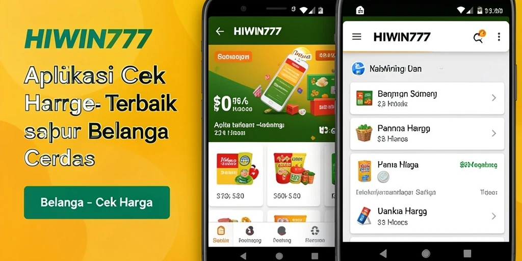 Antarmuka pengguna aplikasi Cek Harga HIWIN777 yang intuitif dan informatif.