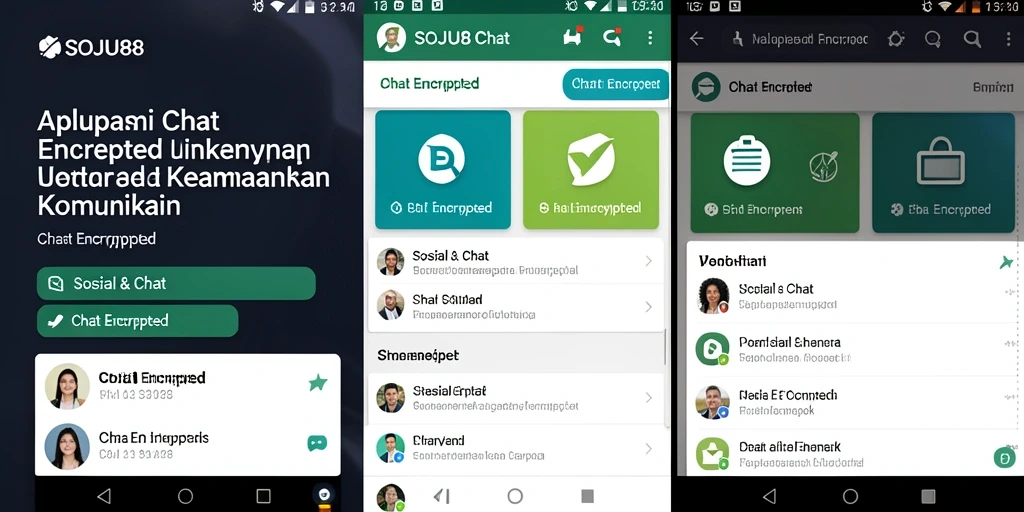 Antarmuka SOJU88 yang modern dan intuitif untuk chatting aman.