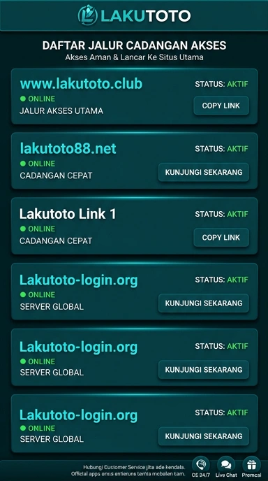 Link Alternatif Lakutoto Untuk Pengguna Android